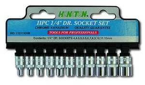 Honiton Zestaw nasadek 6-kątnych 1/4" 4-13mm 11szt. H1111 - Klucze i nasadki - miniaturka - grafika 1