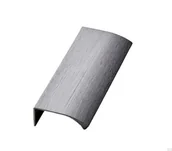 Zawiasy, okucia i inne akcesoria - Uchwyt meblowy krawędziowy Edge Straight 100 Aluminiowy Antracytowy Szczotkowany - miniaturka - grafika 1