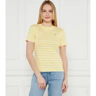 Koszulki i topy damskie - Tommy Hilfiger T-shirt Slim Fit - miniaturka - grafika 1