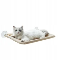 Legowiska dla kotów - Legowisko OKIENNE dla KOTA 55x35cm DUŻE Wygodne HAMAK LEŻAK NA OKNO do 20kg - miniaturka - grafika 1