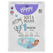 Pieluchy - Bella Baby Happy - Pieluszki Newborn 1 2-5 kg - miniaturka - grafika 1