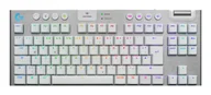 Klawiatury - Logitech G G915 X LIGHTSPEED klawiatura Gaming USB + RF Wireless + Bluetooth QWERTZ Niemiecki Biały - miniaturka - grafika 1