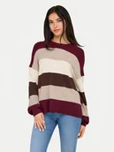 Swetry damskie - ONLY Sweter Atia 15220044 Fioletowy Regular Fit - miniaturka - grafika 1