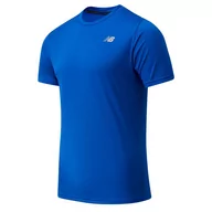 Koszulki męskie - Koszulka New Balance MT11205TRY - niebieska - miniaturka - grafika 1