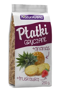 NaturAvena PŁATKI GRYCZANE Z ANANASEM 250G - Zdrowa żywność - miniaturka - grafika 2