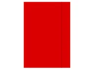 Teczki i skoroszyty - Teczka z gumką Aro lakierowana A4 320g czerwona - miniaturka - grafika 1