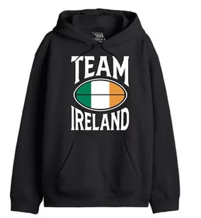 Republic Of California "Team Ireland" UXREPCZSW038 Bluza męska, czarna, rozmiar XL, czarny, XXL - Bluzy męskie - miniaturka - grafika 1