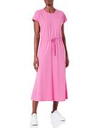 Sukienki - ONLY Damska sukienka ONLMAY S/S MIDI Dress JRS, Super Pink, L - miniaturka - grafika 1