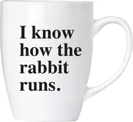 Kubki - Brubaker - I Know How The Rabbit Runs - ceramiczny kubek do kawy - 300 ml - kubek do kawy - miniaturka - grafika 1
