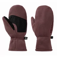 Rękawiczki dla dzieci - Dziecięce rękawiczki polarowe Jack Wolfskin FLEECE MITTEN K boysenberry - 92 - miniaturka - grafika 1