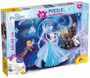 Puzzle - Puzzle dwustronne 24 el. Frozen 2 Plus Lisciani - miniaturka - grafika 1