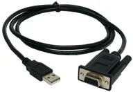 Kable komputerowe i do monitorów - EXSYS USB - RS-232 1.8m kabel sygnałowy 1,8 m Czarny - miniaturka - grafika 1