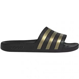 Klapki adidas adilette Aqua EG1758 czarne - Klapki i japonki męskie - miniaturka - grafika 1
