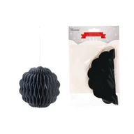 Bombki - Dekoracja papierowa bombka brokatowa 15 cm - miniaturka - grafika 1