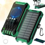 Powerbanki - Powerbank Solarny 26800 Mah Ładowarka Panel Indukcyjny Latarka 4XUSB 2XLED - miniaturka - grafika 1