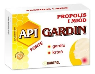 Bartpol Propolis i Miód Pastylki 16 szt. - Suplementy naturalne - miniaturka - grafika 2