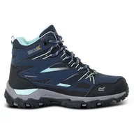 Buty dla chłopców - Regatta Dziecięce buty trekkingowe Holcombe, wodoodporne i oddychające, idealne do aktywności na świeżym powietrzu i wspinaczki górskiej, granatowy, 13 UK - miniaturka - grafika 1