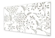 Dekoracje domu - Panel kuchenny HOMEPRINT Monochromatyczna roślina 120x60 cm - miniaturka - grafika 1