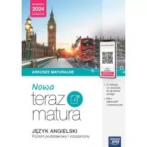 Teraz matura 2023 Język angielski zbiór zadań maturalnych zakres podstawowy i rozszerzony 2023/24 - Książki do nauki języka angielskiego - miniaturka - grafika 1