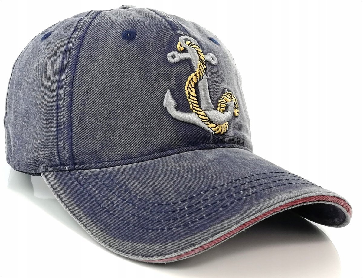 Czapka Z Daszkiem Bejsbolówka Retro Vintage Jeans