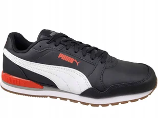 Puma St Runner V3 384855 23 Buty Męskie Joggery Czarne Skórzane - Buty sportowe męskie - miniaturka - grafika 1