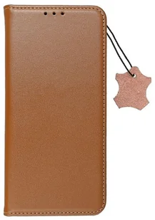 Kabura SMART PRO Book skórzana do XIAOMI Redmi Note 14 4G GLOBAL - 164,84mm x 78,15mm x 8,16mm brązowy - Etui i futerały do telefonów - miniaturka - grafika 1