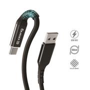Kable USB - Crong Armor Link Przewód 60W Usb-c na Usb-a (1,5m) - miniaturka - grafika 1