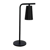 Lampy stojące - Czarna, klasyczna lampka na szafkę nocną 41-33918 z serii SIDER - miniaturka - grafika 1