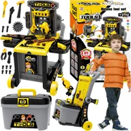 Zabawy w naśladowanie dorosłych - ZESTAW NARZĘDZI WARSZTATOWYCH Walizka KUFER TACZKA dla Dzieci - miniaturka - grafika 1