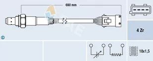 Sonda lambda FAE 77382 99360611700 - Sondy lambda - miniaturka - grafika 1