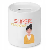 Skarbonki - Skarbonka dla Wiktorii na Urodziny Idealny Prezent z Nadrukiem ze Zdjęciem + Opakowanie na prezent (wzór 02) - miniaturka - grafika 1