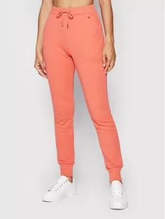 Tommy Hilfiger Spodnie dresowe Graphic WW0WW33509 Pomarańczowy Regular Fit - Spodnie sportowe damskie - miniaturka - grafika 1