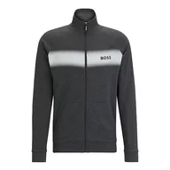 Kurtki męskie - BOSS Męska kurtka Authentic z logo, rednioszary, XL - miniaturka - grafika 1