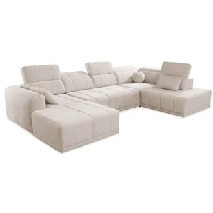 Narożnik REVELLO VI Funkcja spania, pojemnik, regulowane zagłówki i oparcia Kolor do wyboru - Narożniki - miniaturka - grafika 1