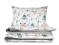 Pościel dla dzieci - Pościel 90x120 niemowlęca Lisek w Tipi z plecaczkiem - miniaturka - grafika 1