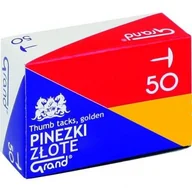 Akcesoria do tablic - GRAND Pinezki złote (50) - miniaturka - grafika 1