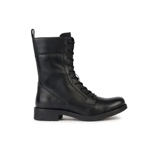 Damskie Buty zimowe GEOX D RAWELLE D366RF-000TU-C9999 – Czarny - Kozaki damskie - miniaturka - grafika 1