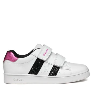 Sneakersy Geox J Eclyper Girl J45LRA 000BC C0404 M Biały - Buty dla dziewczynek - miniaturka - grafika 1