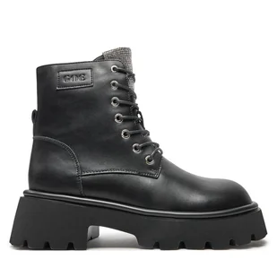 Trapery GOE OO2N4125 Czarny - Botki damskie - miniaturka - grafika 1