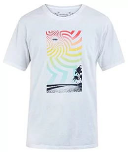 Hurley Męska koszula M Evd WSH Tripical Ss biały biały M CZ6045 - Koszule męskie - miniaturka - grafika 1
