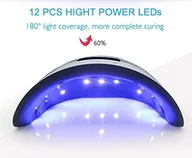 Lampy UV do paznokci - Lampa Uv Led Lke 36W Do Paznokci Żelowych Z Usb I Timerem 90S - miniaturka - grafika 1