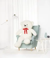 Maskotki i pluszaki - Miś Gustaw, Miś Bueno, biały, 140 cm - miniaturka - grafika 1