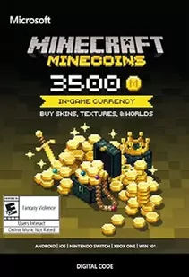 Minecraft: Minecoins Pack Minecraft GLOBAL 3 500 Coins - Gry PC Cyfrowe - miniaturka - grafika 1