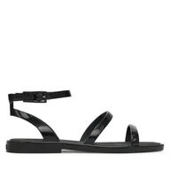 Sandały damskie - Sandały Melissa Melissa Heat Sandal Ad 36044 Czarny - miniaturka - grafika 1