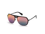 Okulary przeciwsłoneczne - Adidas Okulary przeciwsłoneczne unisex OR003702U5, czarne, 58, Czarny, 58 - miniaturka - grafika 1