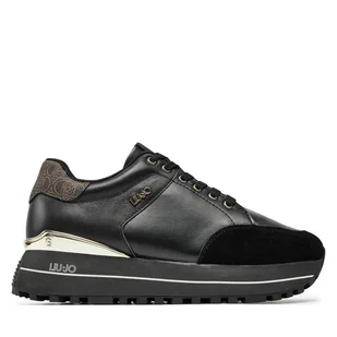 Sneakersy Liu Jo Maxi Wonder 84 BF4095 PX545 Czarny - Sneakersy damskie - miniaturka - grafika 1