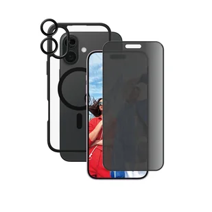 PanzerGlass CARE by Flagship 3-in-1 Privacy Bundle iPhone 16 Plus pokrowiec na telefon komórkowy Przezroczysty - Etui i futerały do telefonów - miniaturka - grafika 1