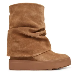 Botki Guess FLFGUI SUE10 Brązowy - Botki damskie - miniaturka - grafika 1