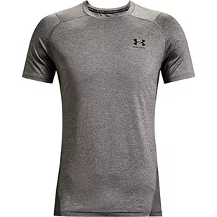 Under Armour Under Armour Męska koszulka Heatgear Armour Fitted czarny Black/White (001) M 1361506-001-Medium - Koszulki męskie - miniaturka - grafika 1