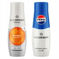 Syropy i koncentraty owocowe - Syropy SodaStream Orange Zero Pomarańcza Bez Cukru + Koncentrat PEPSI Cola - miniaturka - grafika 1